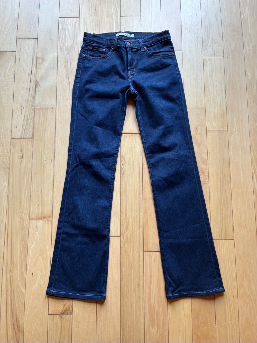 J brand slim boot dark wash